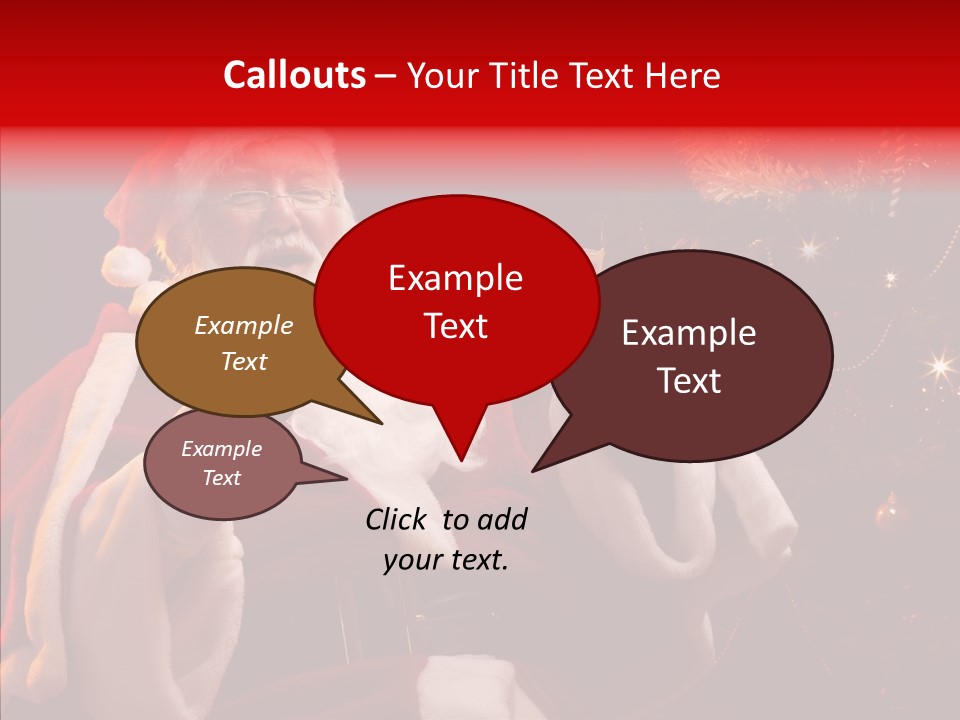 Communication Board Table PowerPoint Template