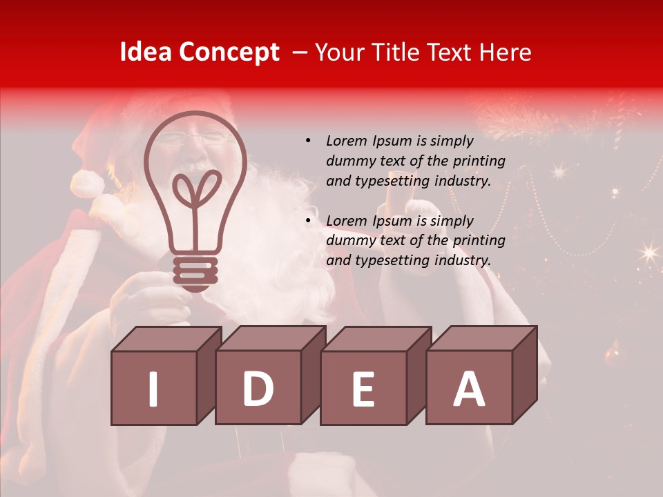 Communication Board Table PowerPoint Template