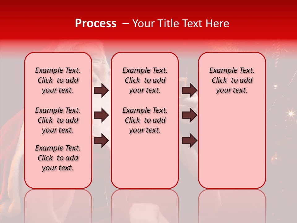 Communication Board Table PowerPoint Template