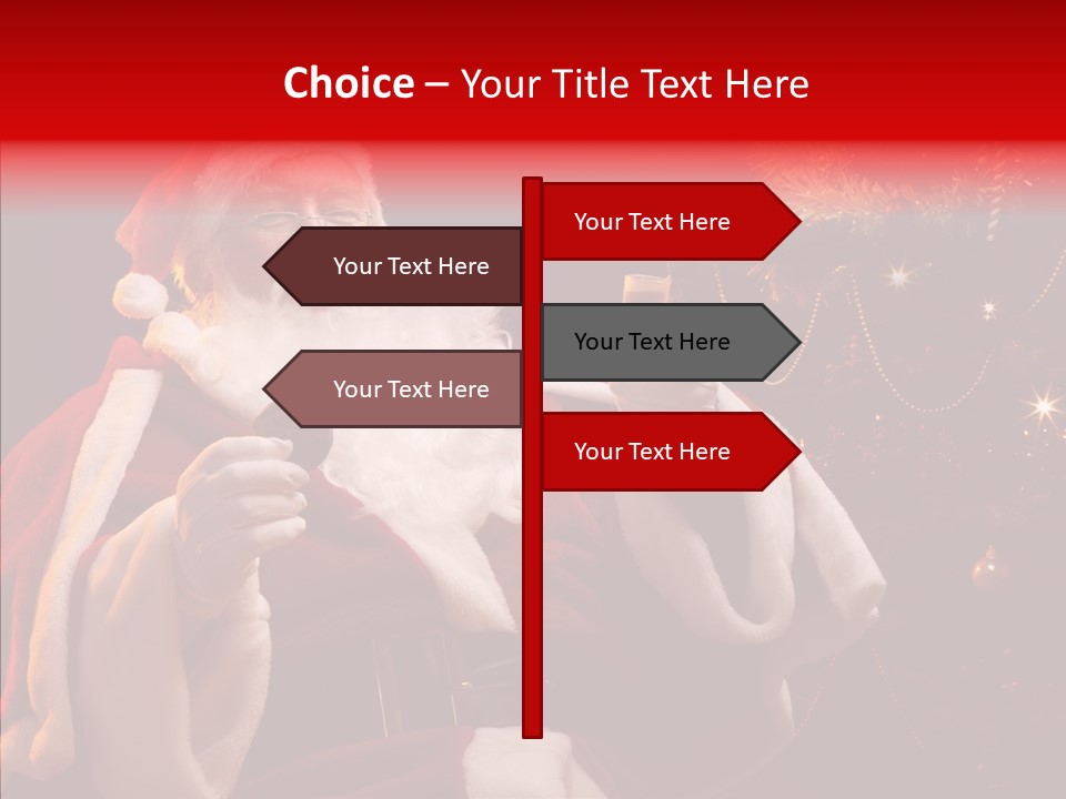 Communication Board Table PowerPoint Template