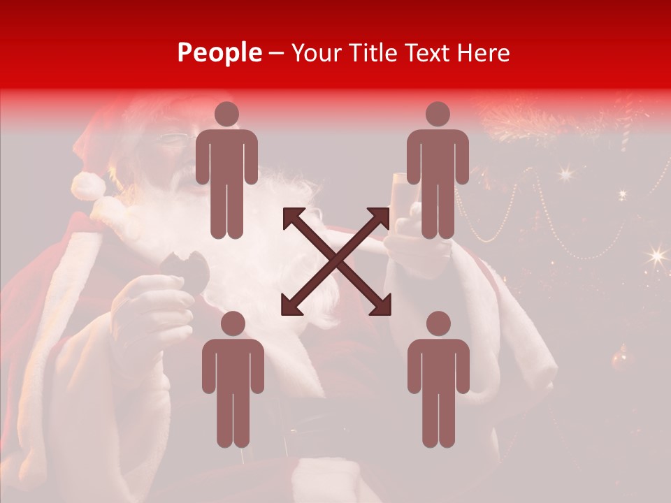 Communication Board Table PowerPoint Template