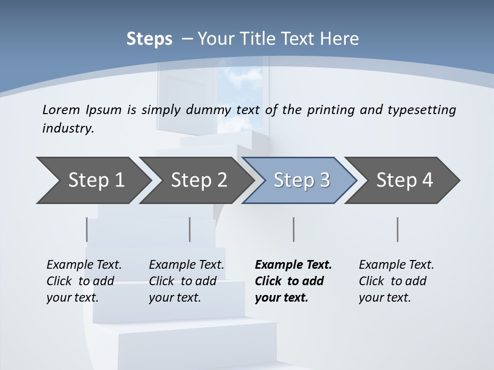 Way Space Cloud PowerPoint Template