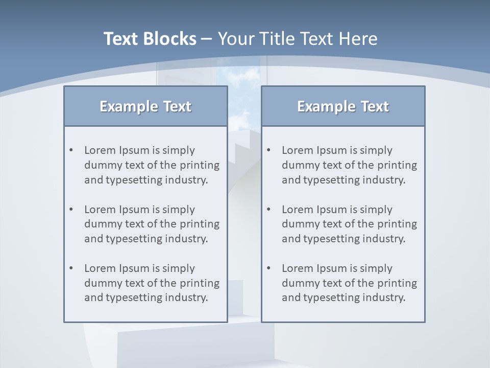 Way Space Cloud PowerPoint Template