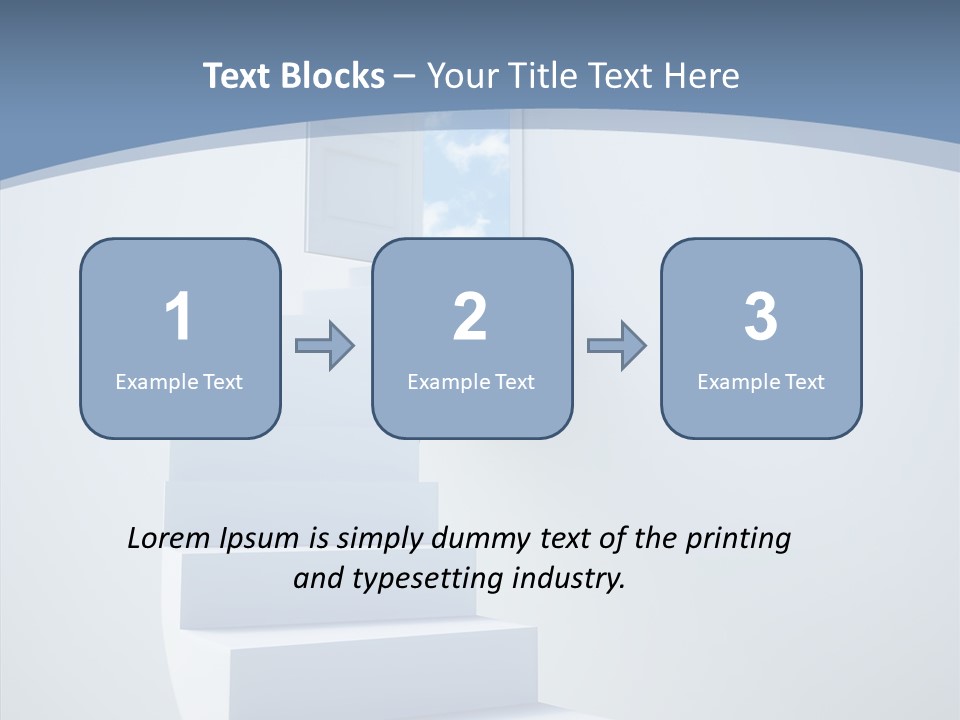 Way Space Cloud PowerPoint Template