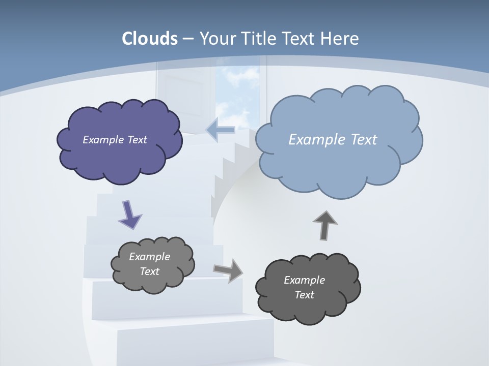 Way Space Cloud PowerPoint Template