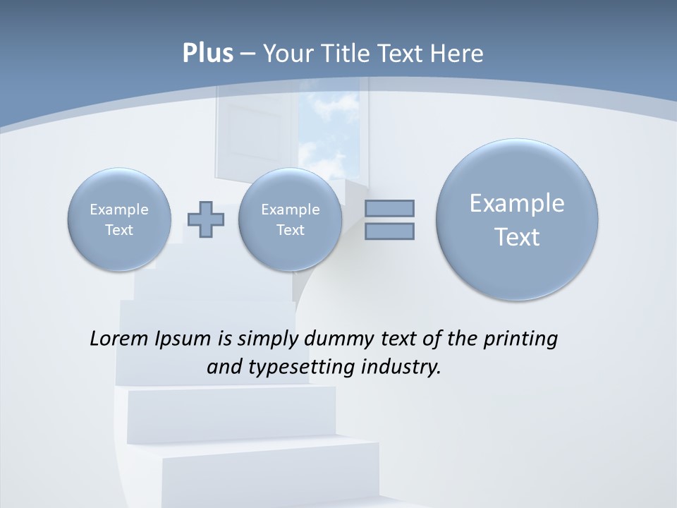 Way Space Cloud PowerPoint Template