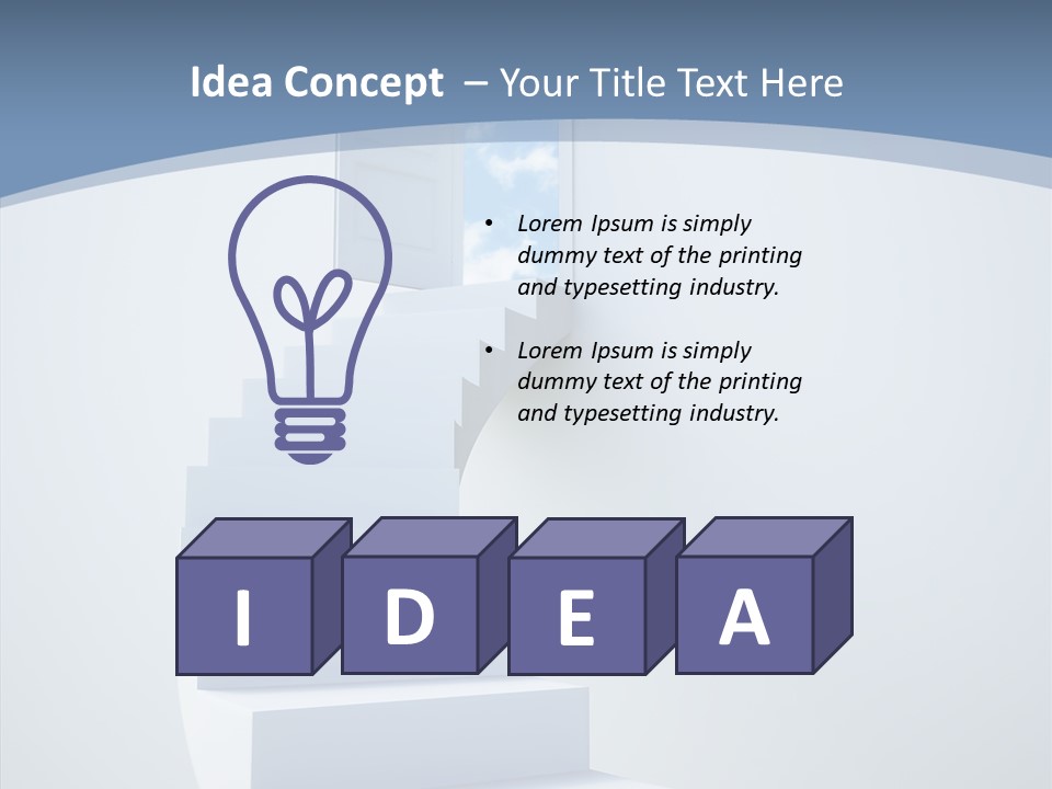 Way Space Cloud PowerPoint Template
