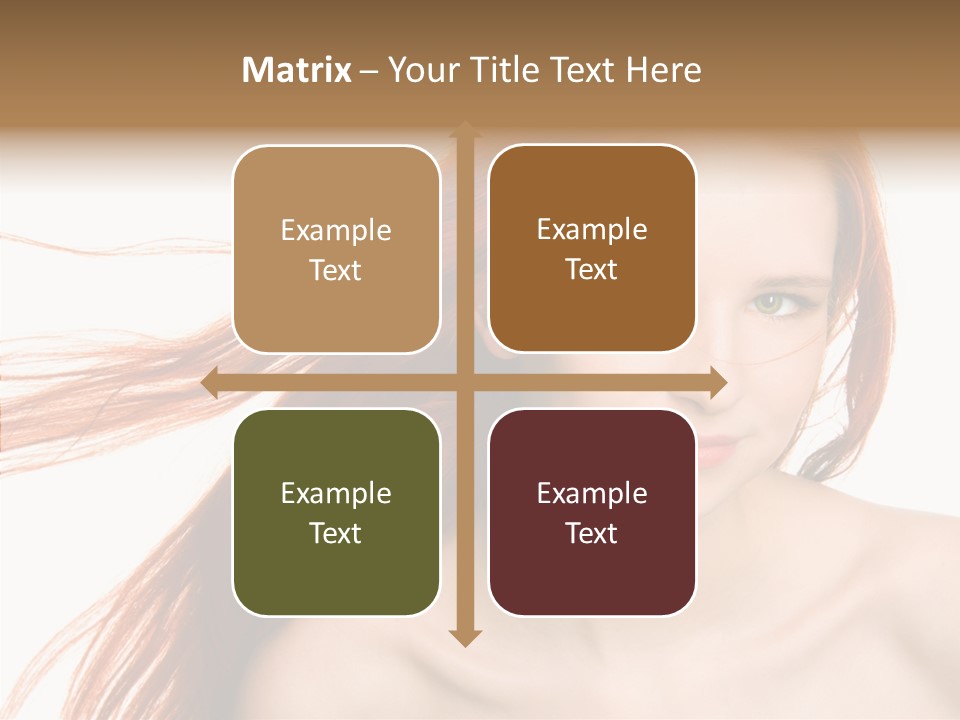 Perfection Glamor Portrait PowerPoint Template