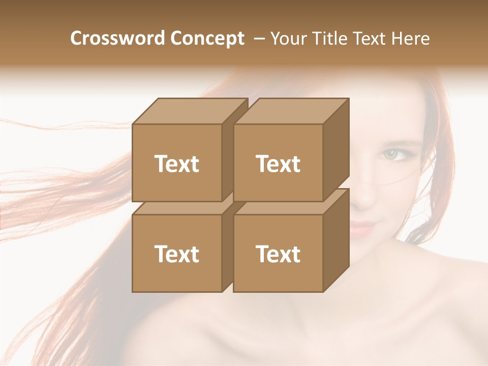 Perfection Glamor Portrait PowerPoint Template