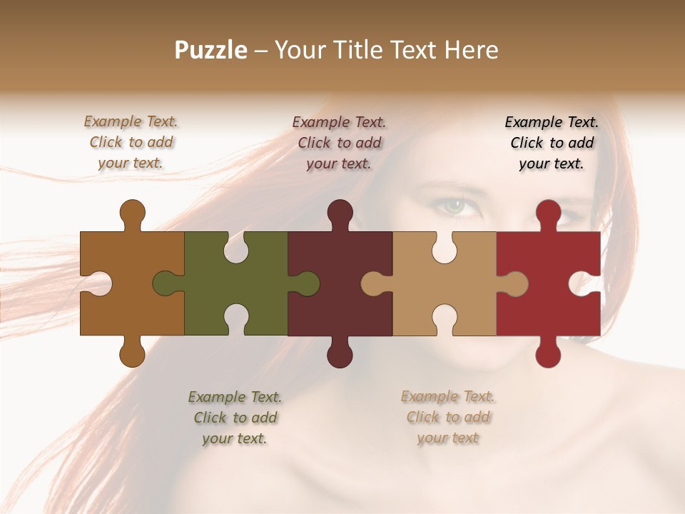 Perfection Glamor Portrait PowerPoint Template