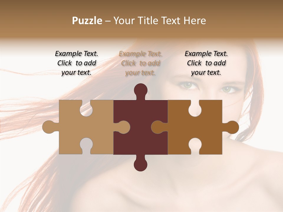 Perfection Glamor Portrait PowerPoint Template