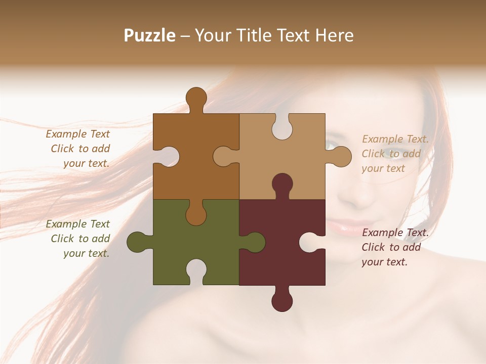 Perfection Glamor Portrait PowerPoint Template