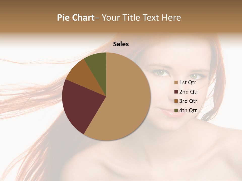 Perfection Glamor Portrait PowerPoint Template