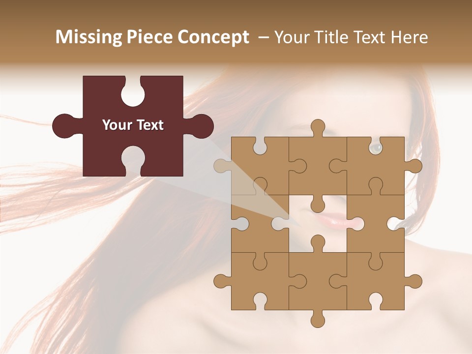 Perfection Glamor Portrait PowerPoint Template