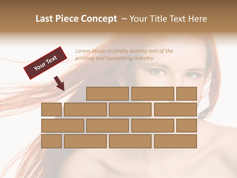 Perfection Glamor Portrait PowerPoint Template