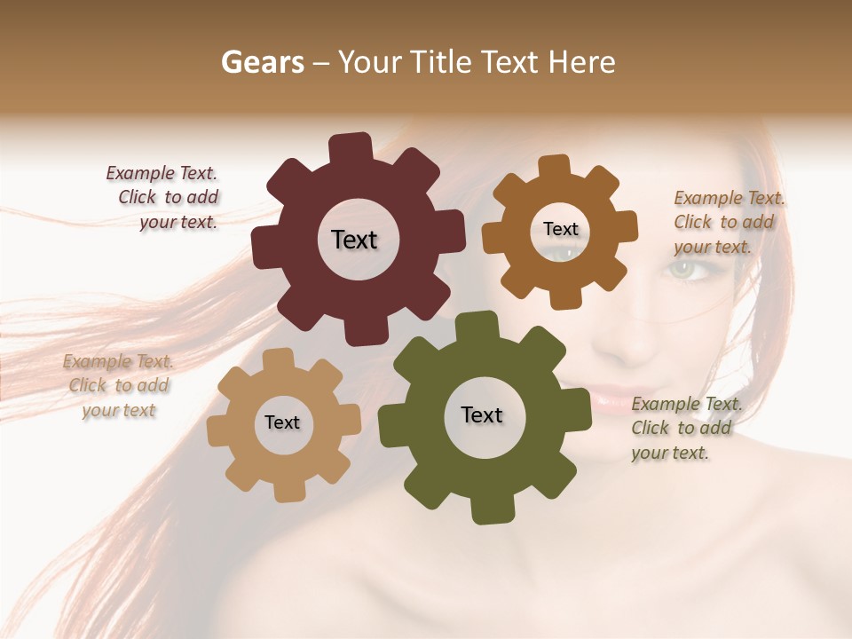 Perfection Glamor Portrait PowerPoint Template