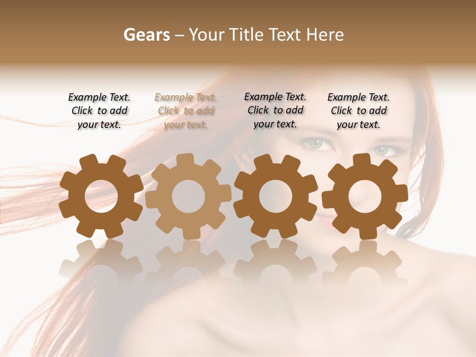 Perfection Glamor Portrait PowerPoint Template