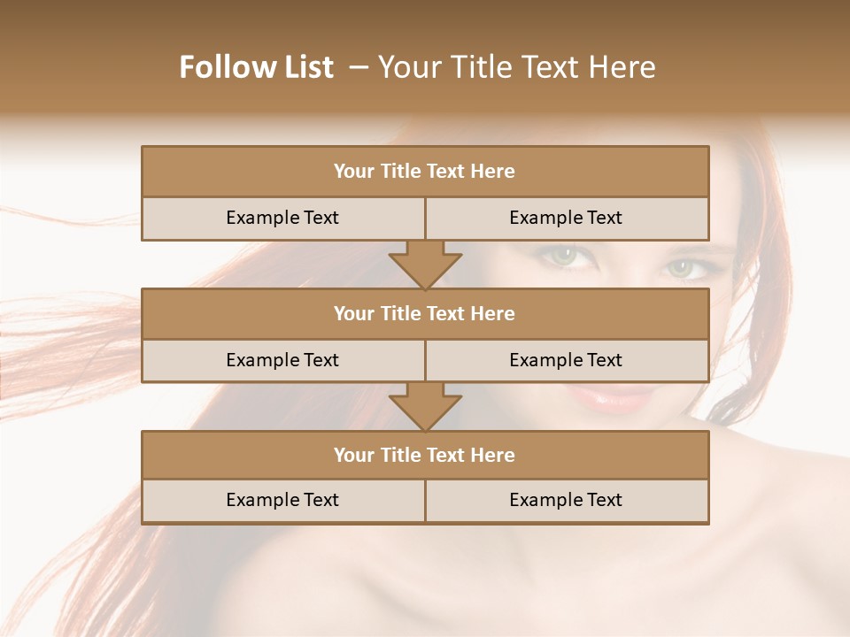 Perfection Glamor Portrait PowerPoint Template