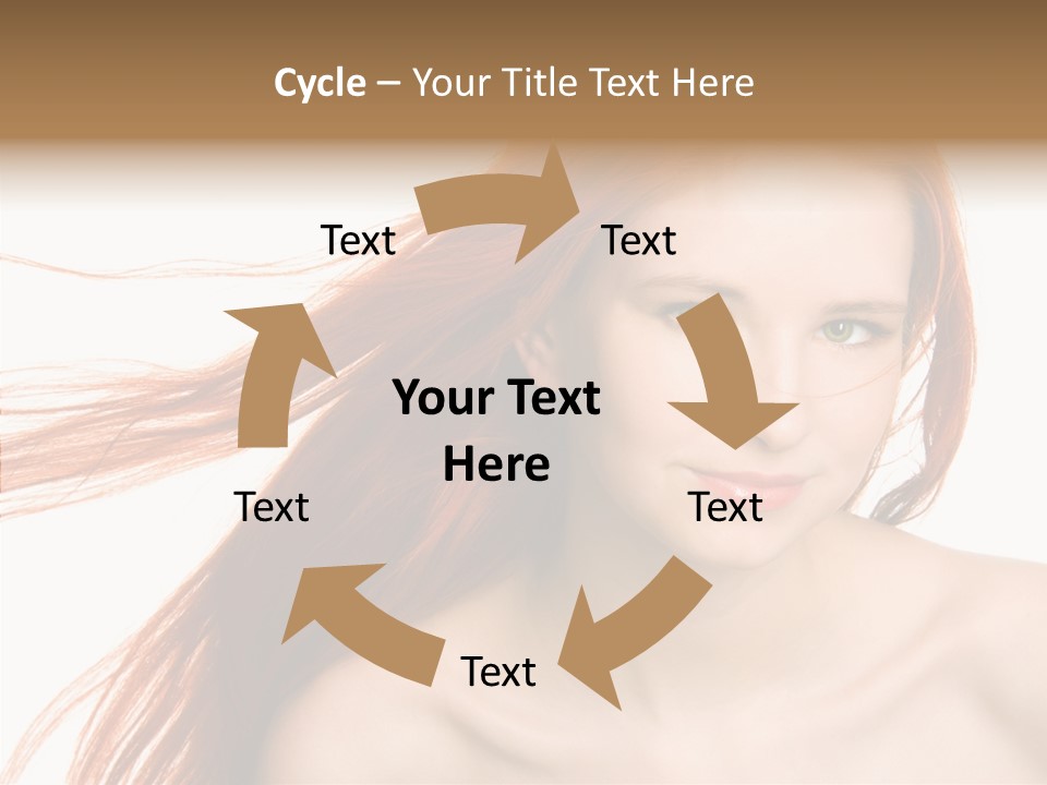 Perfection Glamor Portrait PowerPoint Template