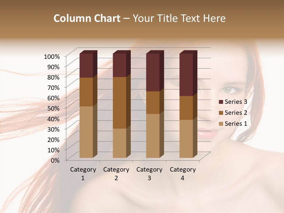 Perfection Glamor Portrait PowerPoint Template