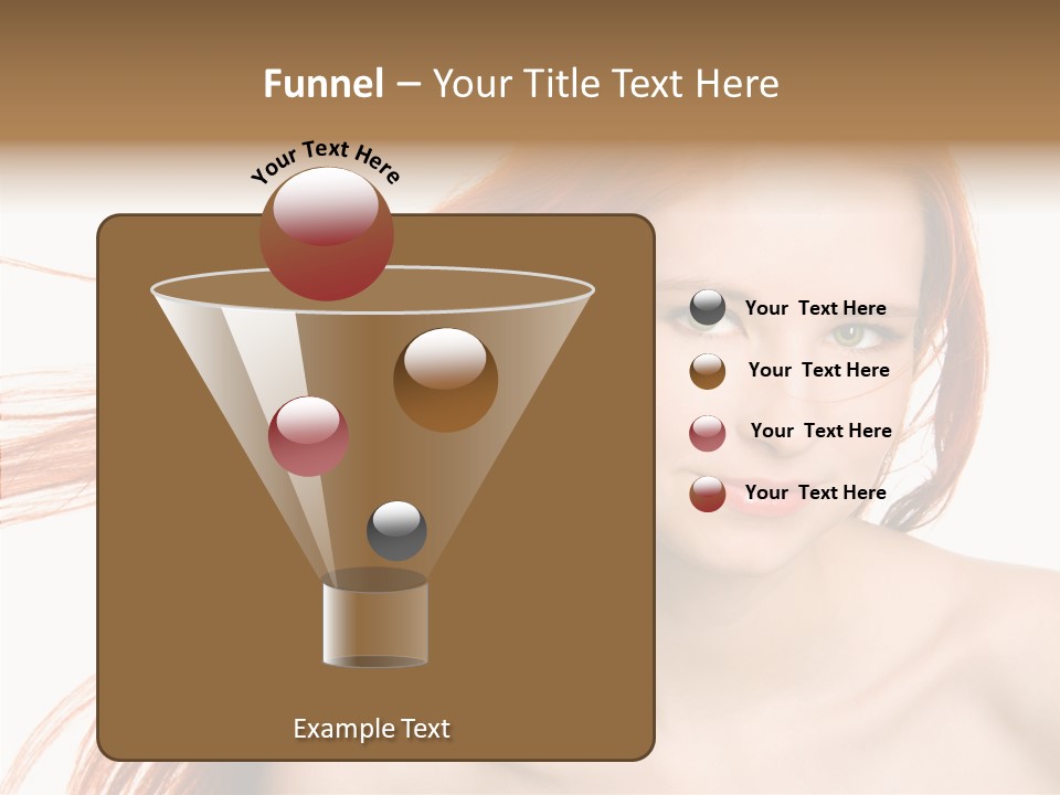 Perfection Glamor Portrait PowerPoint Template