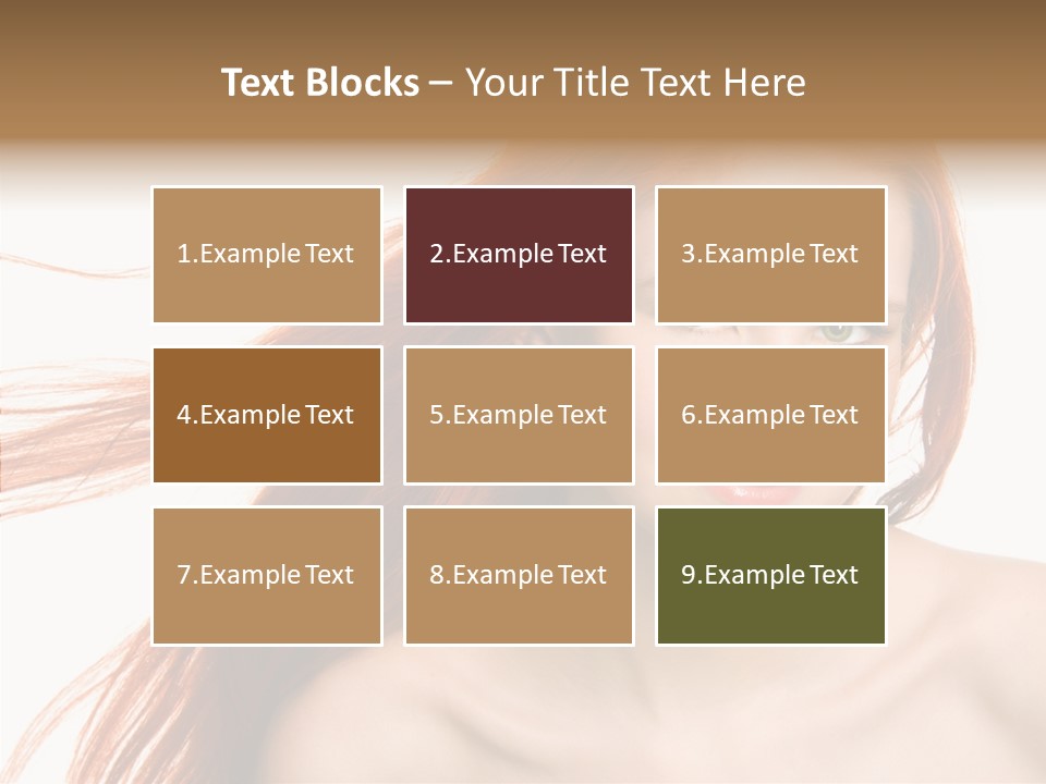 Perfection Glamor Portrait PowerPoint Template