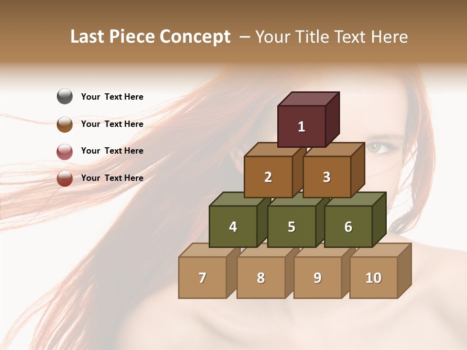 Perfection Glamor Portrait PowerPoint Template