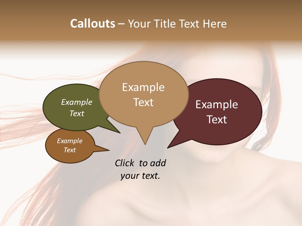 Perfection Glamor Portrait PowerPoint Template