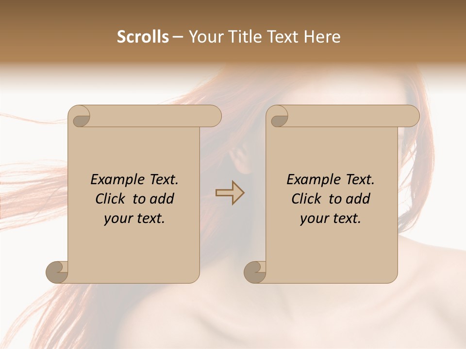 Perfection Glamor Portrait PowerPoint Template