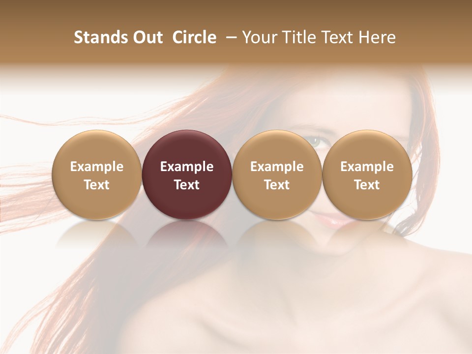 Perfection Glamor Portrait PowerPoint Template