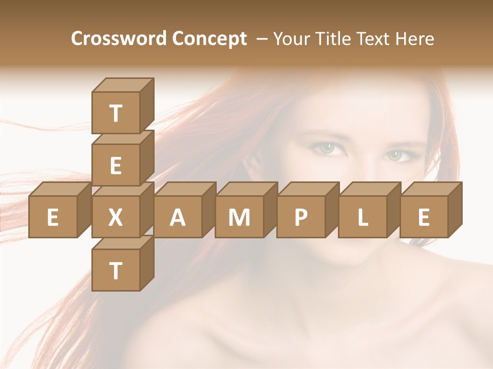 Perfection Glamor Portrait PowerPoint Template