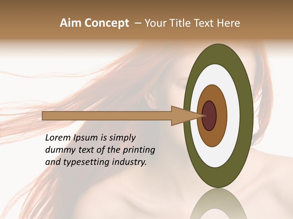 Perfection Glamor Portrait PowerPoint Template