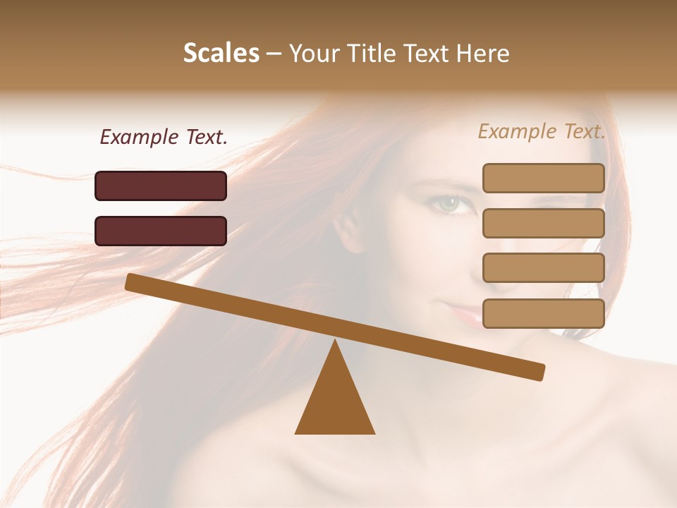 Perfection Glamor Portrait PowerPoint Template