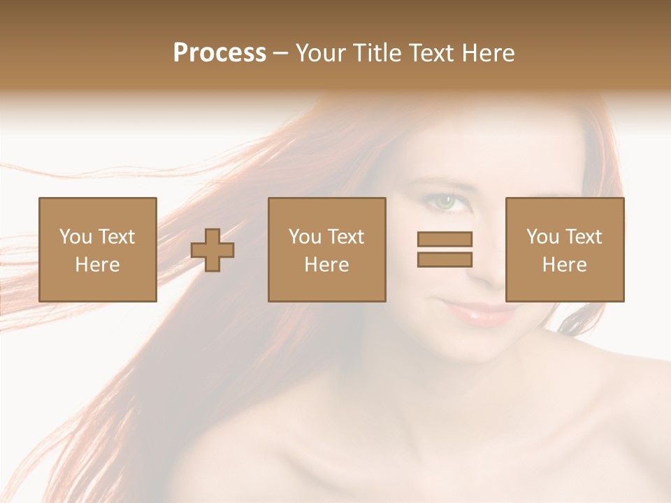 Perfection Glamor Portrait PowerPoint Template