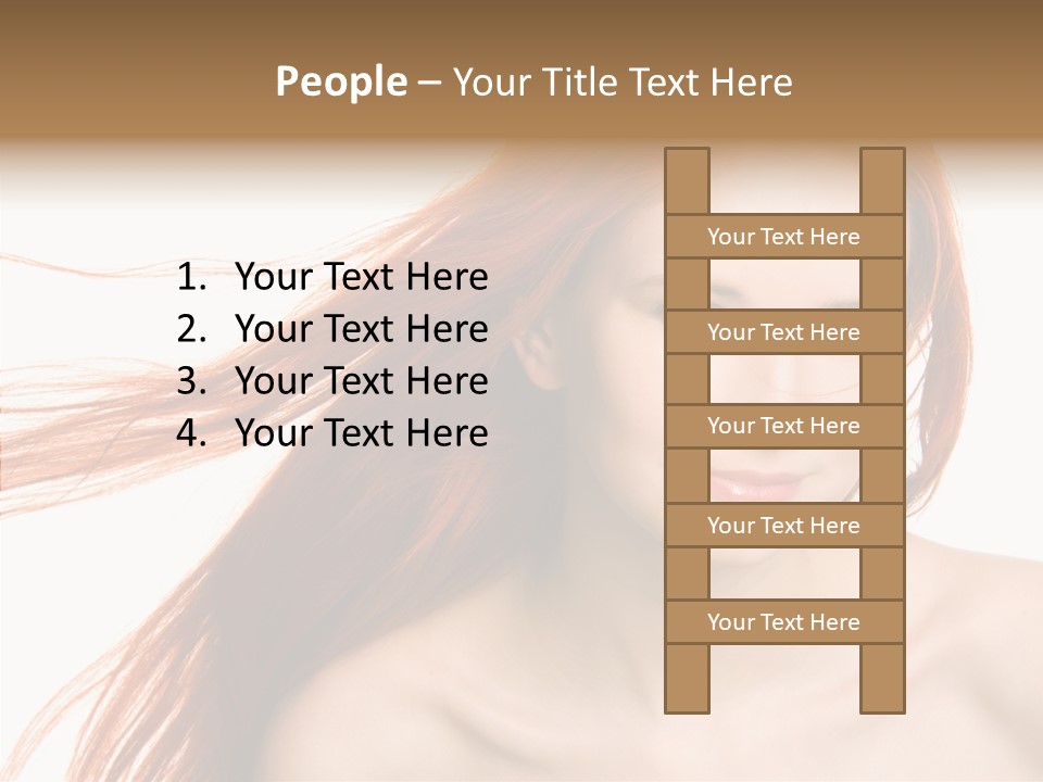 Perfection Glamor Portrait PowerPoint Template