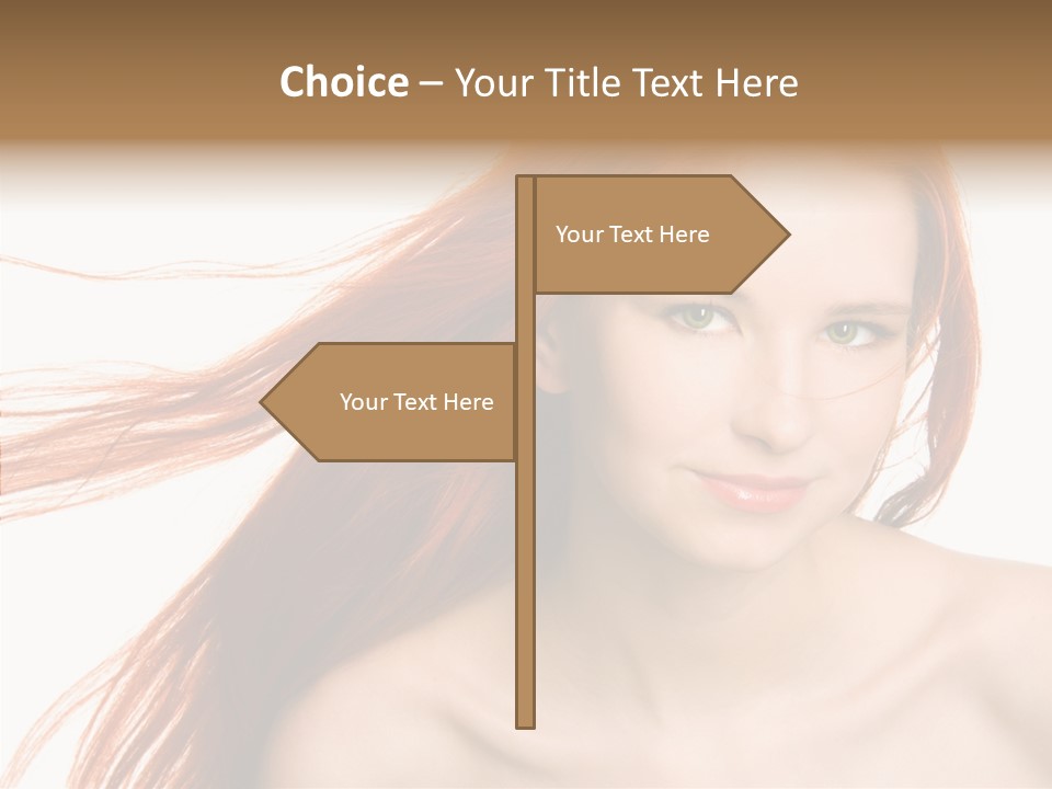 Perfection Glamor Portrait PowerPoint Template