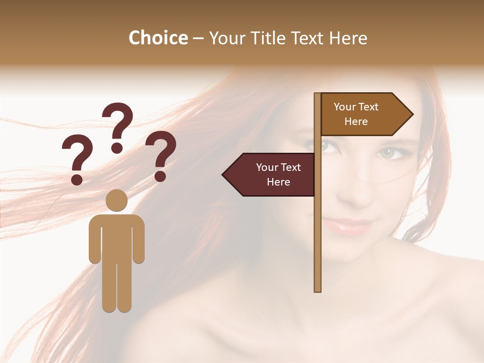 Perfection Glamor Portrait PowerPoint Template