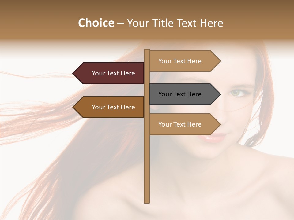 Perfection Glamor Portrait PowerPoint Template