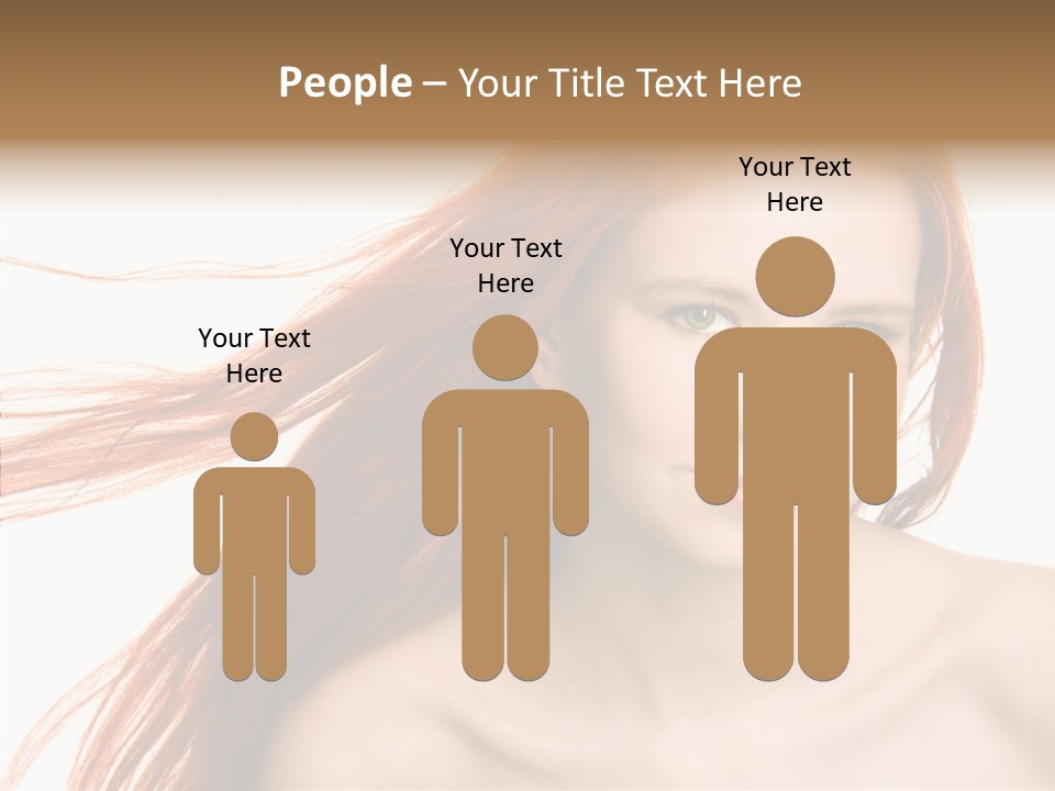 Perfection Glamor Portrait PowerPoint Template