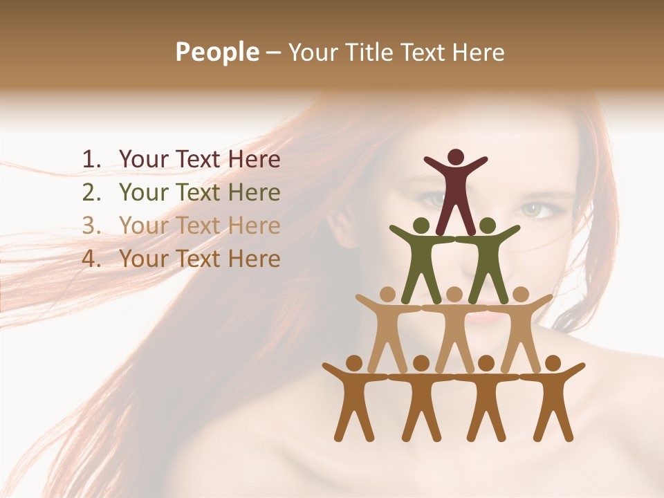 Perfection Glamor Portrait PowerPoint Template