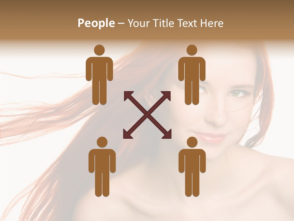 Perfection Glamor Portrait PowerPoint Template