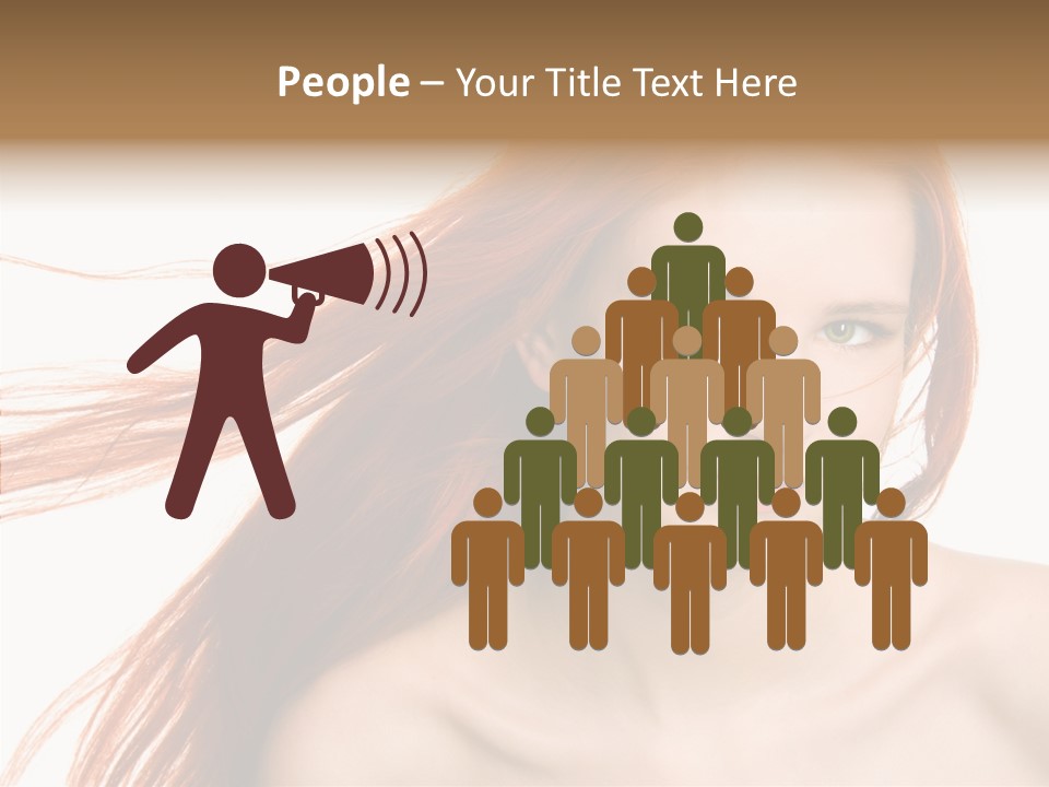 Perfection Glamor Portrait PowerPoint Template