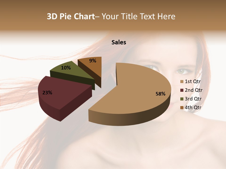 Perfection Glamor Portrait PowerPoint Template