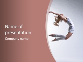 Girl Style Acrobat PowerPoint Template