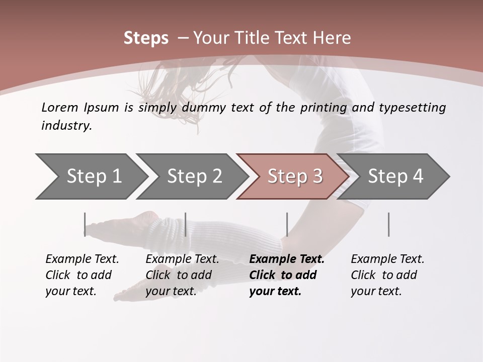 Girl Style Acrobat PowerPoint Template