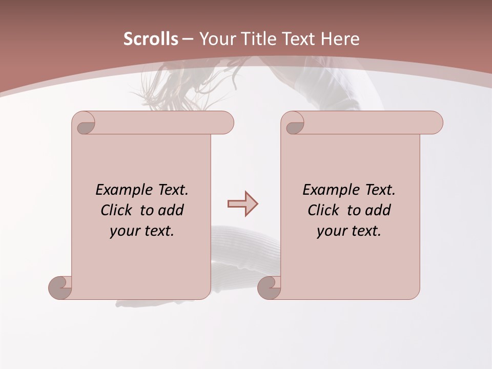 Girl Style Acrobat PowerPoint Template