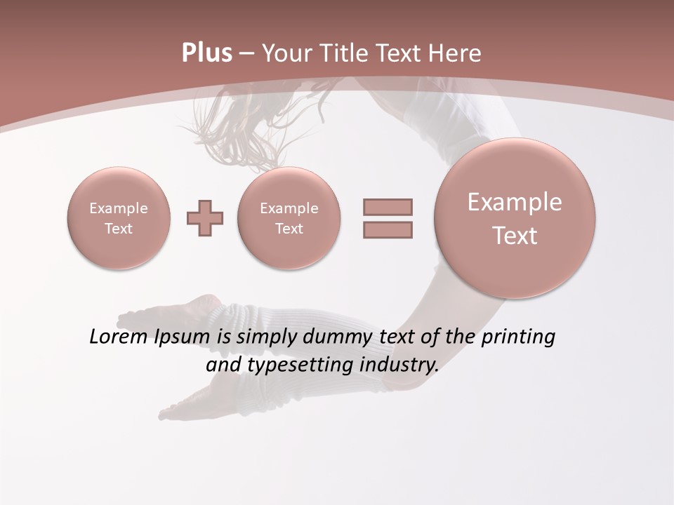 Girl Style Acrobat PowerPoint Template