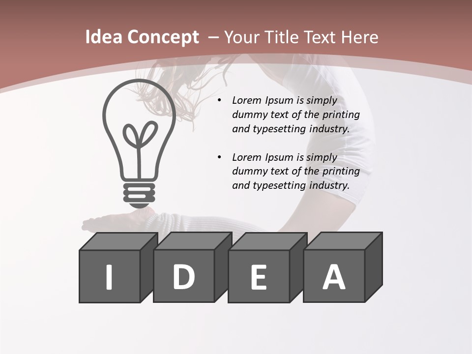 Girl Style Acrobat PowerPoint Template