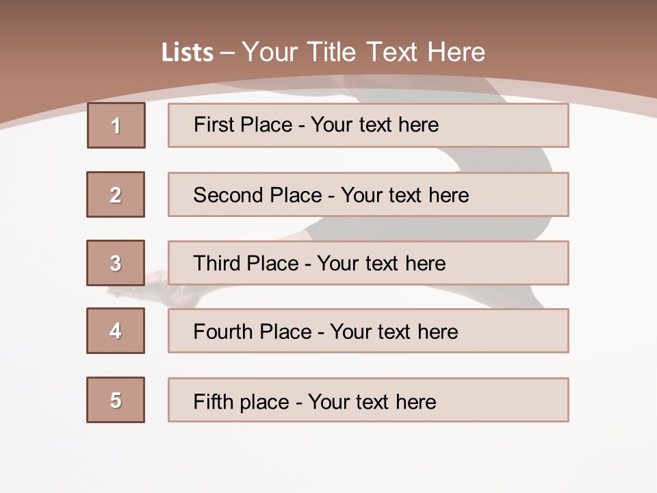 Dancer Beautiful Fashion PowerPoint Template