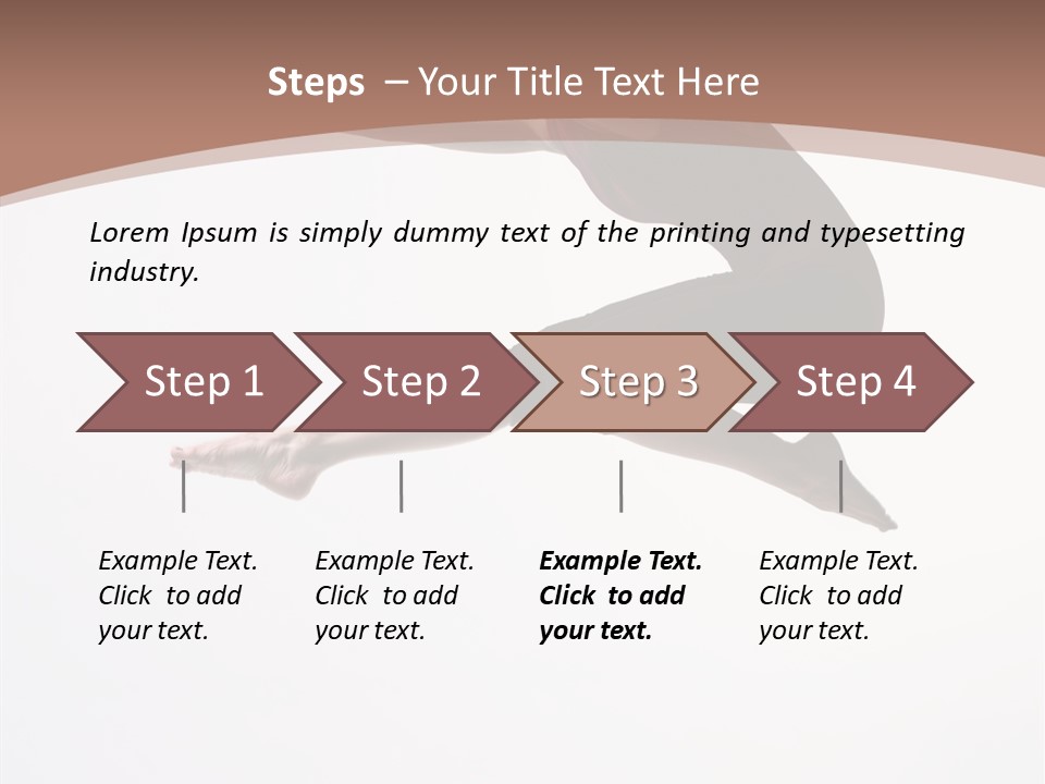 Dancer Beautiful Fashion PowerPoint Template
